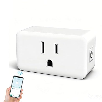 Smart Plug Home Wi-Fi Outlet: Smart Home Compatible with Alexa Echo Google Home & IFTTT No Hub Required Remote Control 16A UL Certified for Devices Scheduling & Family Safety