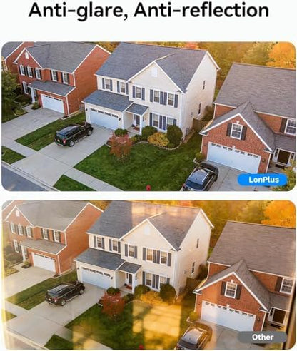 LongPlus 4K 8MP Window Cameras for Home Security, SD/Cloud Storage
