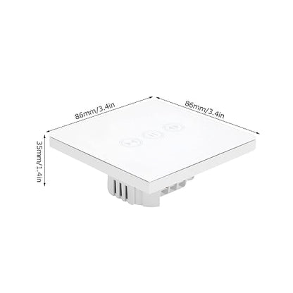 ABS Material Housing for Scene Control - Smart Switch Wireless WiFi Remote Control Touch Power Distribution Device Compatible with Google Home IFTTT Roqi and iOS Siri 800W Capacity