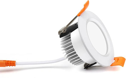 YGS-Tech 3 Inch LED Recessed Lighting, Dimmable Downlight 5W(40W Halogen Equivalent), CRI80, 4000K Natural White, Ceiling Light with LED Driver(1 Pack)