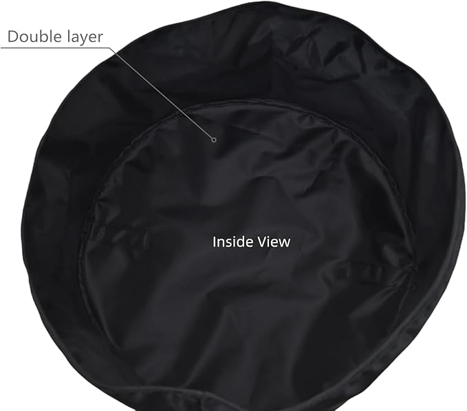 Heavy Duty Fabric Water-Resistant Nylon Air Purifier Dust Cover Compatible with LEVOIT Air Purifier Core300-P/Core 300S/Afloia Kilo Air Purifiers/PuroAir 240 HEPA 14 Air Purifier (Black)