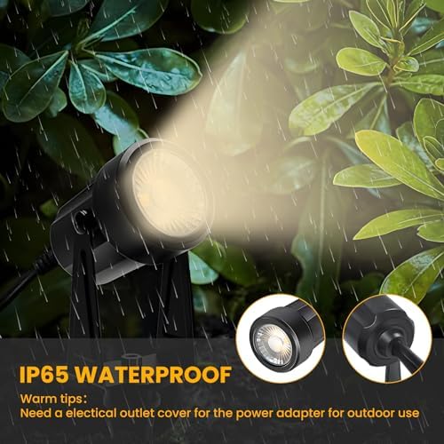 Svater Landscape Lighting Low Voltage 10 Pack IP65 Waterproof 12V Plug in