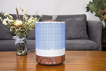 BlueHills 2500 ML Premium XL Essential Oil Diffuser Décor Cover Dark Wood