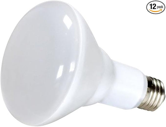 Satco S9628, 10BR30/LED/2700K/700L/120V/D LED Light Bulb (Pack of 12)