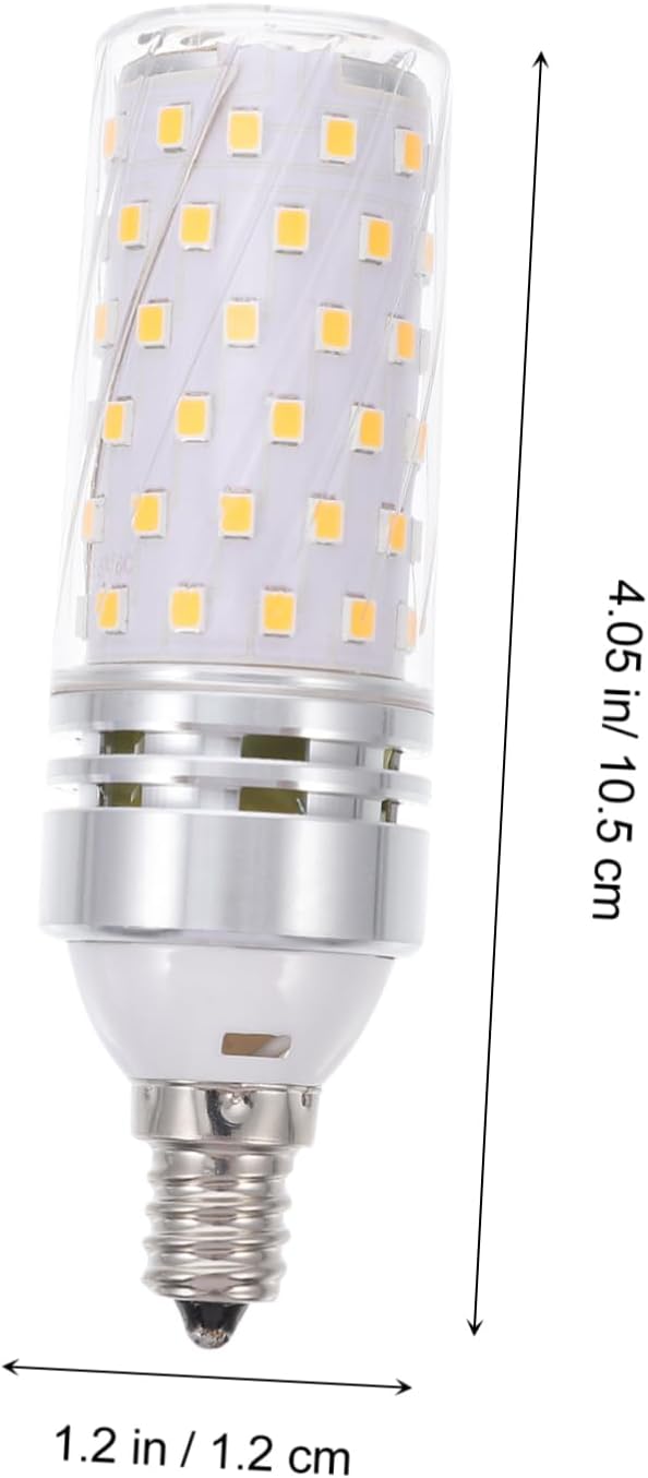 balacoo E12 Smart LED Light Bulbs 2-Pack Non-Dimmable Daylight Brightness Energy Efficient Replacement Bulbs for Home Bedroom Kitchen and Living Room