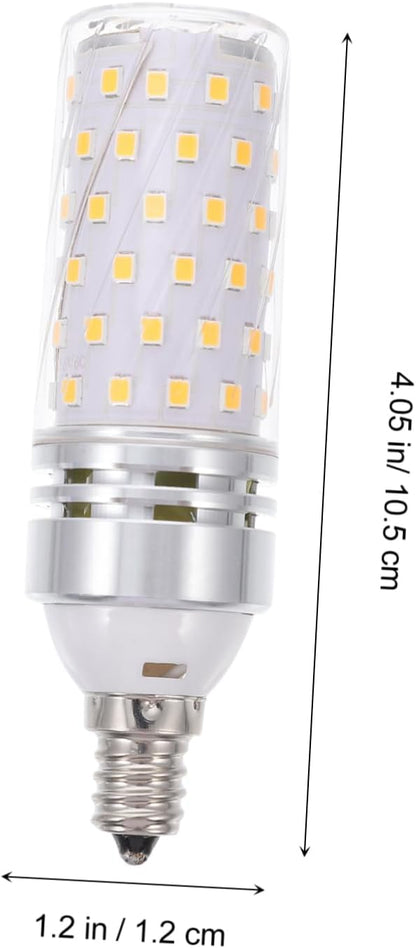 balacoo E12 Smart LED Light Bulbs 2-Pack Non-Dimmable Daylight Brightness Energy Efficient Replacement Bulbs for Home Bedroom Kitchen and Living Room