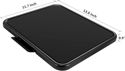 Kitchen Appliance Sliding Tray,Coffee Maker Rolling Tray Under Cabinet Appliance Organizer Toaster Blender Air Fryer Stand Mixer Countertop Storage Moving Slider (Steel, 13.8"W x 11.7"D)