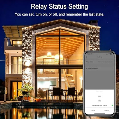 Tuya 30A DC 8-80V WiFi Remote Switch Heavy Duty for RV Solar Pump LEDLight