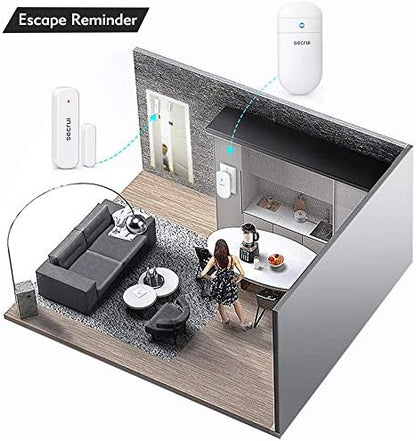 Door Chime When Door Opens, Door Opened Alarm for Home/Business Entering