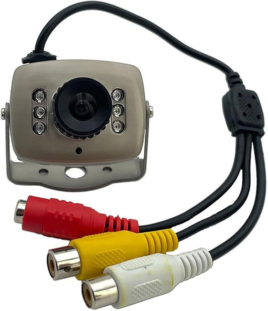 CCTV 1/3 CCD 1000tvl 6mm Indoor/Outdoor 6pcs IR LEDs Mini Video Camera Day/Night Waterproof Security Surveillance Camera with Bracket