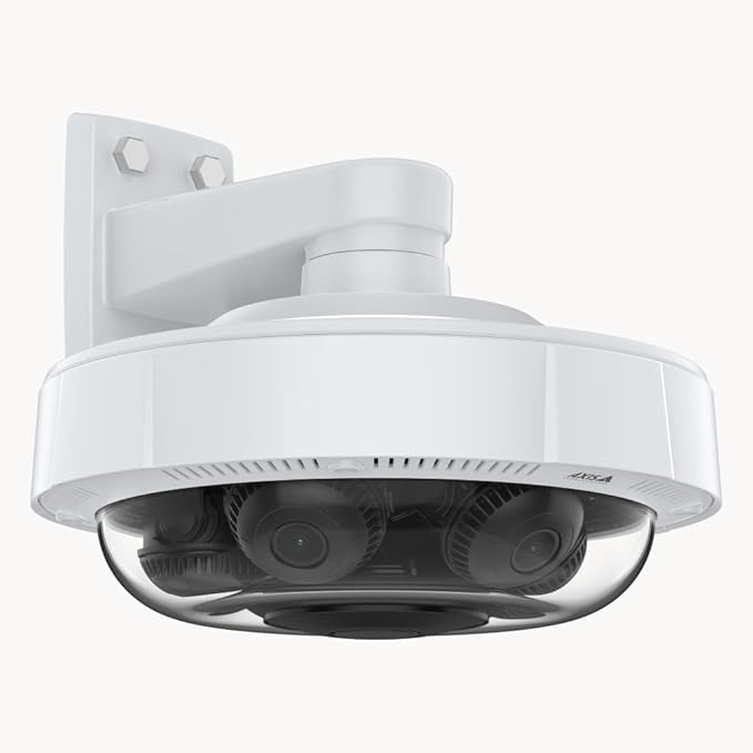 Axis P3738-PLE Multisensor Panoramic Camera, 4x4K Video Resolution, Indoor and Outdoor Use, 32 MP, IR LED Motion Alert