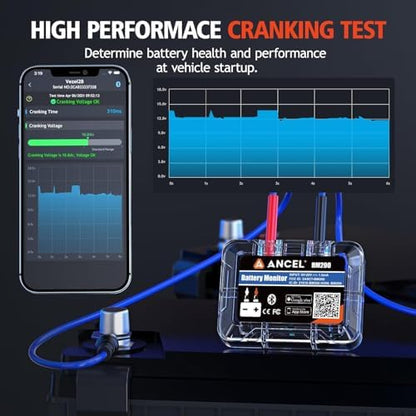 ANCEL BM200 Blue-US Battery Monitor 12V Automotive Bluetooth