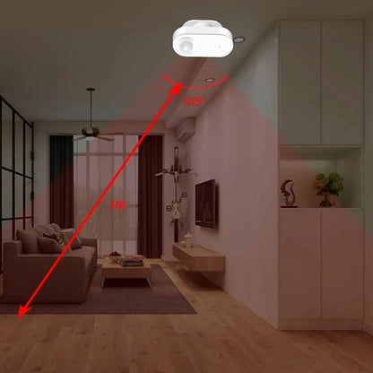 Haozee Smart Motion Sensor, Zigbee PIR Motion Sensor with Illumination, High Sensitivity, Real-time Detection, Zigbee Hub Required, Supports Home Assistant, Smartthings,Hubitat