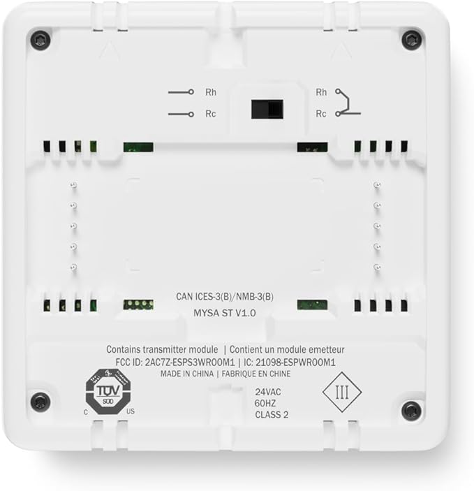 NEW Mysa Smart Thermostat for Heating & Cooling | Programmable WiFi Thermostat | Energy Star Certified | 7-Day Scheduling | Geofencing | Vacation Mode