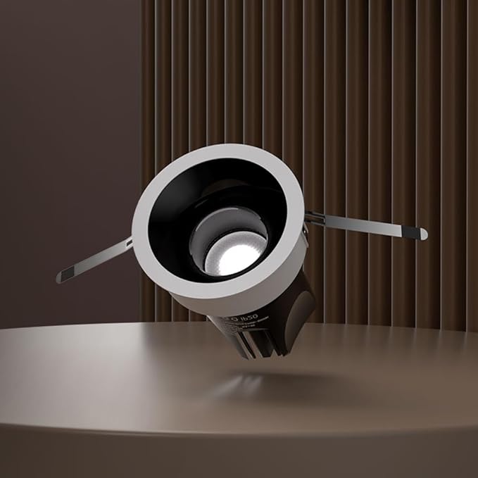 BENEXMART 12W Zigbee Smart LED Recessed Spotlight, Dimmable Recessed Ceiling Light, Anti-Glare, Works with Tuya App Control Alexa Google Voice Home, Tuya Zigbee Hub Required (24 Degree Beam Angle)
