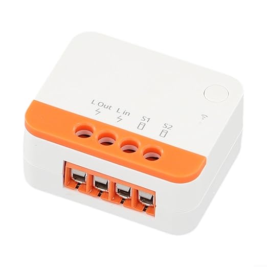 for SONOFF ZBMINI-L2 for ZIGBEE 3.0 Smart Switch Two-Way Relay Module No Neutral Wire Required Voice Control Timer Scene for DIY Home Automation 100-240V(1PCS)