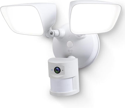 Geeni Lighthawk Smart Floodlight Camera - 3MP Ultra-HD Video, 1800 Lumens, Motion-Activated Security Light, Two-Way Audio, & Built-in Siren - Hardwired Outdoor Surveillance - Dual-Band 2.4/5GHz Wi-Fi