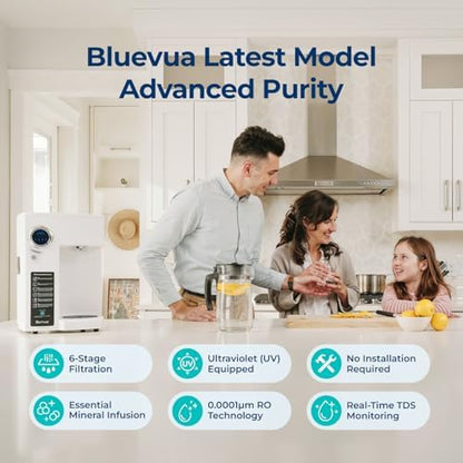 Bluevua RO100ROPOT Countertop Reverse Osmosis Water Filter System