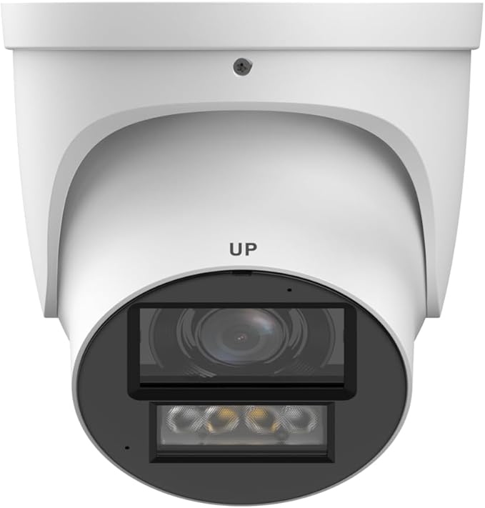 EmpireTech Smart IR and Warm Dual Lights 4MP 1/1.8" CMOS Turret IP Camera 2.8mm and 3.6mm Lens,Two-Way Talk,IVS,Motion Detection,IPC-T54PRO-AS (2.8mm)