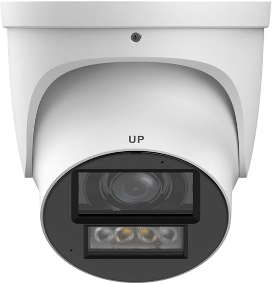 EmpireTech Smart IR and Warm Dual Lights 4MP 1/1.8" CMOS Turret IP Camera 2.8mm and 3.6mm Lens,Two-Way Talk,IVS,Motion Detection,IPC-T54PRO-AS (2.8mm)