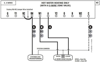LTX9100U Programmable 7-Day Thermostat, 2-Heat/2-Cool