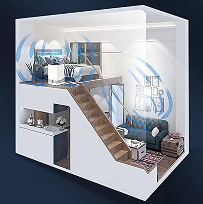 Negative ion Silent and Mist-Free air purifier 6 liters large capacity top water bedroom and large room household humidifier