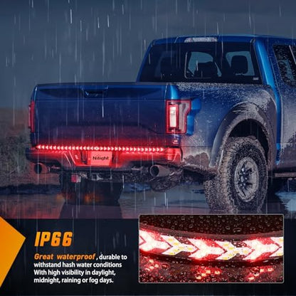 Nilight Truck Tailgate Light Strip 48Inch Arrow 432 LED Light