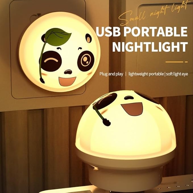 LED Light SB Small English Voice Light Smart Voice Night Light Desk Bedroom Voice USB Plug Light Night Light