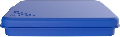 Rev-A-Shelf 27 Qt Under Sink Garbage Can Lid for Base Kitchen and Bathroom Cabinet, Replacement Plastic Trash Bin Lid Only, Blue, RV-1024-LID-22-1-40