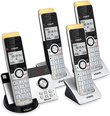 VTech IS8121-4 Super Long Range Cordless Phone, 4 Handsets