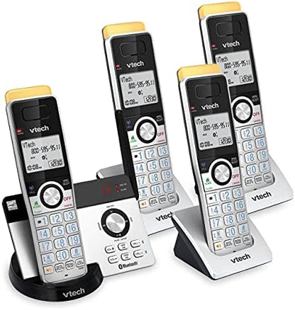 VTech IS8121-4 Super Long Range Cordless Phone, 4 Handsets