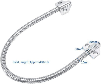 Door Loop 10mm Diameter 40cm Long Flexible Wire Protection for Access Control Systems, Smart Doorbells, Security Installations with Anti-Rust Material and Easy Installation