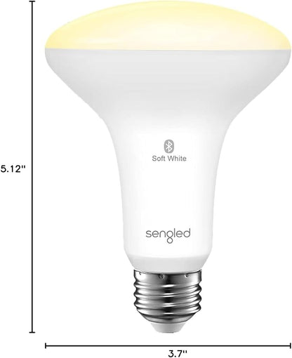 Sengled Light Bulb, BR30, S1 Smart Flood Light Bulb that Work with Alexa, Dimmable Led Lights, E26, Warm Light Bulbs, 65W Equivalent, No Hub Required, Soft White (2700k), 1-Pack