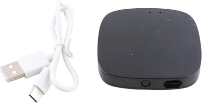 Luocute Wireless Smart, Home Device Hub WiFi Bridge Remote Controller with Support for Tuya Smart Products, Compatible with Assistant for Homes (Black)