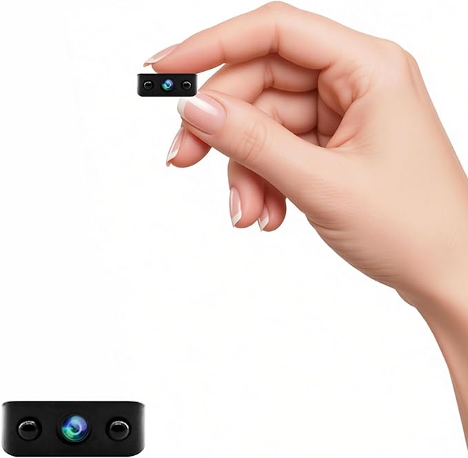 2026 Only 0.5 Inch Mini Security Indoor HD 1080P Camera Small Home WiFi Micro Nanny Cam with Wide Angle,Cloud & SD Storage,Night Vision,Can No Need WiFi Cams Indoor Tiny Cameras for House Outdoor