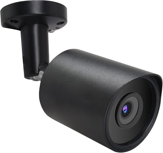 5MP PoE IP Security Camera, H.265 Bullet IP Camera with 105° Wide Angle, 2.8mm Lens, 80ft Night Vision, Compatible with Third-Party NVRs and Software (Black)