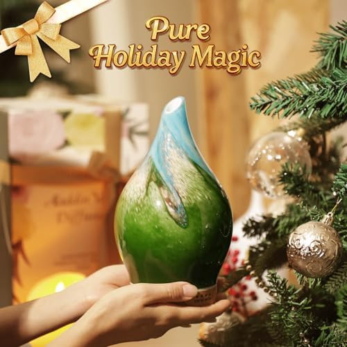 Porseme Essential Oil Diffuser 150ml Handmade Glass Diffuser 6H Runtime
