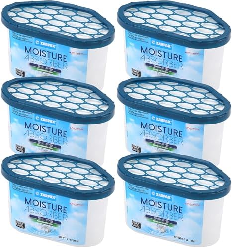 ZARPAX Moisture Absorber Fresh Cotton 6.5 oz - Set of 6