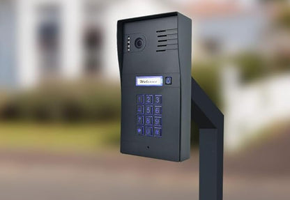 GBF Smart Video Door Phone & Doorbell Intercom System Kit,1080P HD, Smart Keypad, One 7" Touch Monitor (One 3rd gen IP Door Station PL963PMBL-POE and one Upgraded IP Indoor Monitor MR930)