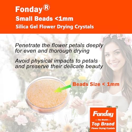 8LBS Fonday Silica Gel Flower Drying Crystals for Bouquet Preservation