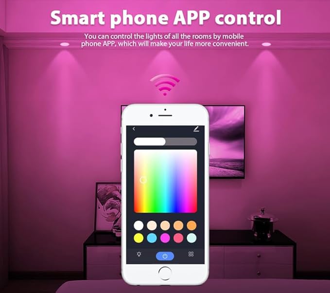 Matter E14 Smart RGBCW Candle Bulb Works with Apple Homekit& Alexa & Google Home, App and Voice Control 5W