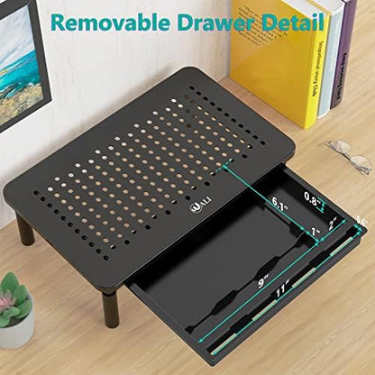 WALI Computer Monitor Stand with Storage