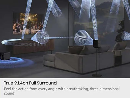 Samsung Q-Series Soundbar HW-Q930F 9.1.4ch with Subwoofer & Rear Speakers, Dolby Atmos DTS:X Premium Home Theater System, Cinematic Surround Sound for TV, Movies & Gaming