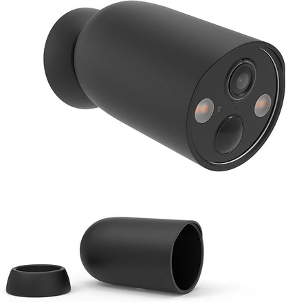 Protective Silicone Skin Cover for TP-Link Tapo MagCam 2024 PCMag(Tapo C425) and Tapo SolarCam 2K Security Cameras (1pack,Black)