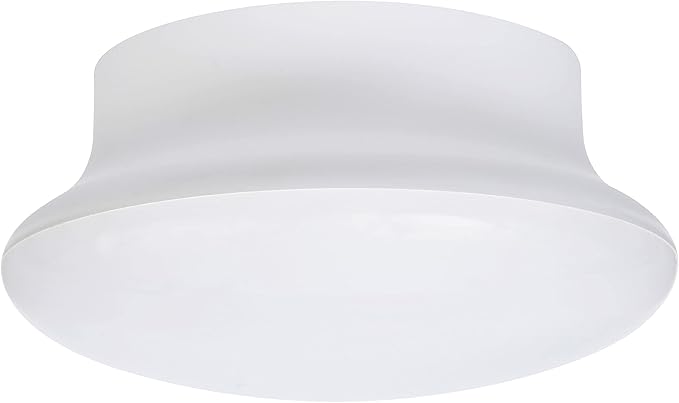 Sylvania Ultra LED Porcelain Ceiling Light Fixture, 60W = 9W, Non-Dimmable, Medium Base, 2700K, Soft White - 1 Pack (75080)