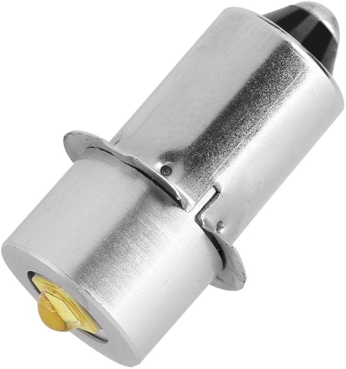 Led Flashlight Bulb High Power LED Upgrade Bulb Replacement Part LED Conversion Kit Bulbs High Bright LED Emergency Work Light Lamp Flashlight Replacement Bulb Torches(4~12V Warm
