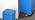 happimess Betty 8 Gal Step Trash Can Soft-Close Lid, Bright Cobalt Blue