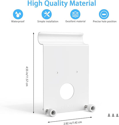 Vinyl Siding Mount Compatible with eufy PoE NVR Security System S4 Max and eufy PoE Bullet-PTZ Cam S4 Camera Mounting Bracket Accessories (Not Compatible with eufyCam S4) (White )
