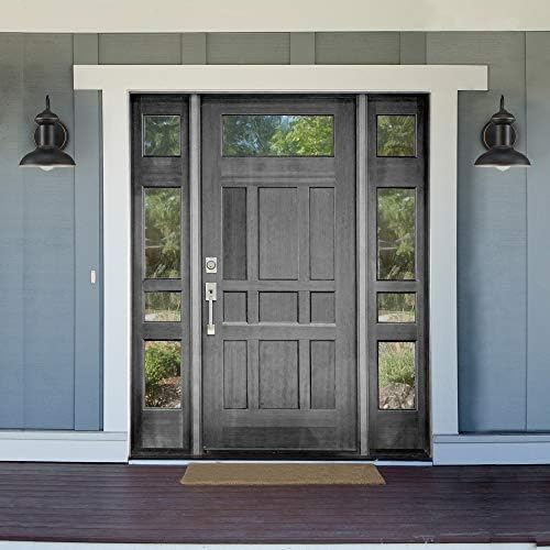 Globe Electric 40190 1-Light Indoor/Outdoor Wall Sconce, Oil Rubbed Bronze, Wall Lighting, Wall Lamp Dimmable, Kitchen Sconces Wall Lighting, Porch Light, Patio Décor, Bulb Not Included