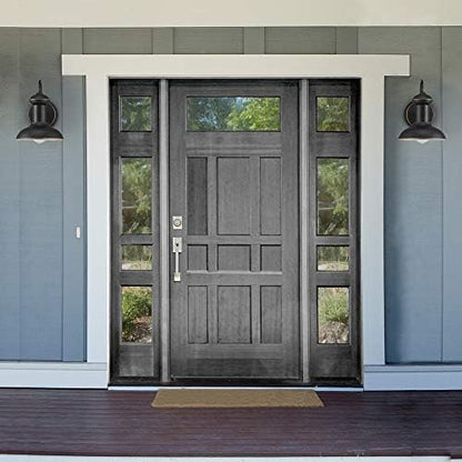 Globe Electric 40190 1-Light Indoor/Outdoor Wall Sconce, Oil Rubbed Bronze, Wall Lighting, Wall Lamp Dimmable, Kitchen Sconces Wall Lighting, Porch Light, Patio Décor, Bulb Not Included